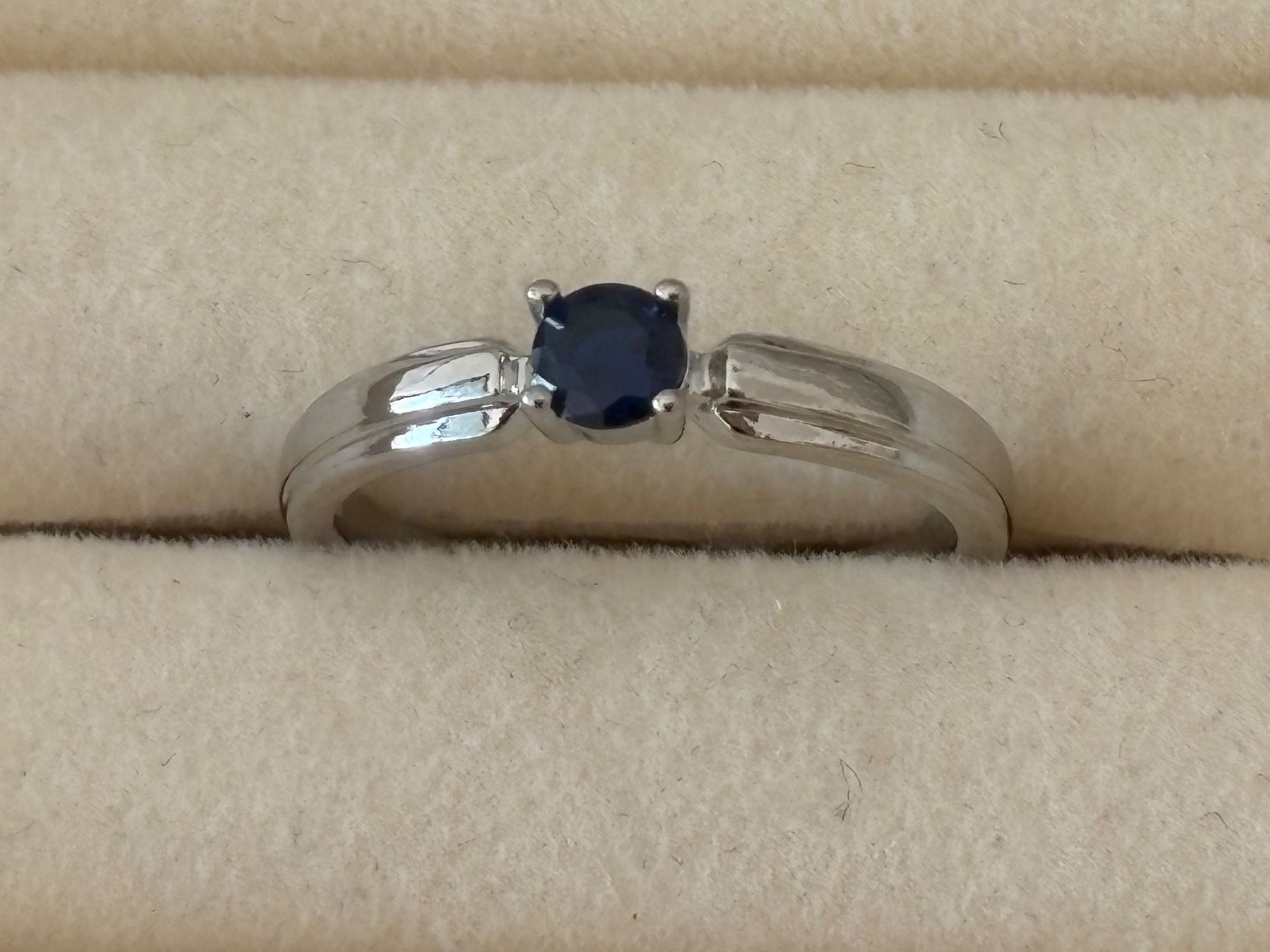 Anelli: Luxus Elegante Gr.19/9 Ring Farbe: Silber/blau – Nuovo (secondo la descrizione) da Biel-Bienne venduto da Roserosse13 1
