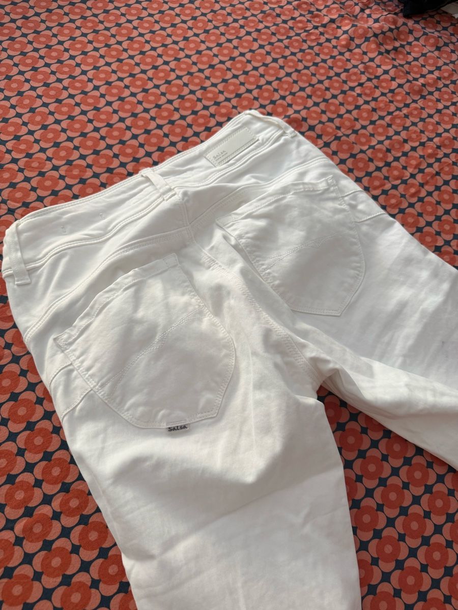 Salsa Pantaloni: Salsa Hose, weiss, Gr. S – Usato da Adliswil venduto da wio_78dl 2