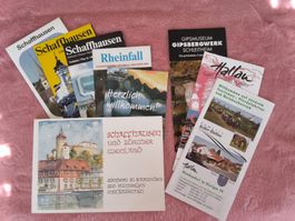 Schaffhauser Reiseführer mit div. Prospekten Stadt und Land