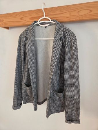 Veste femme motif chevrons Street One gris noir taille 38