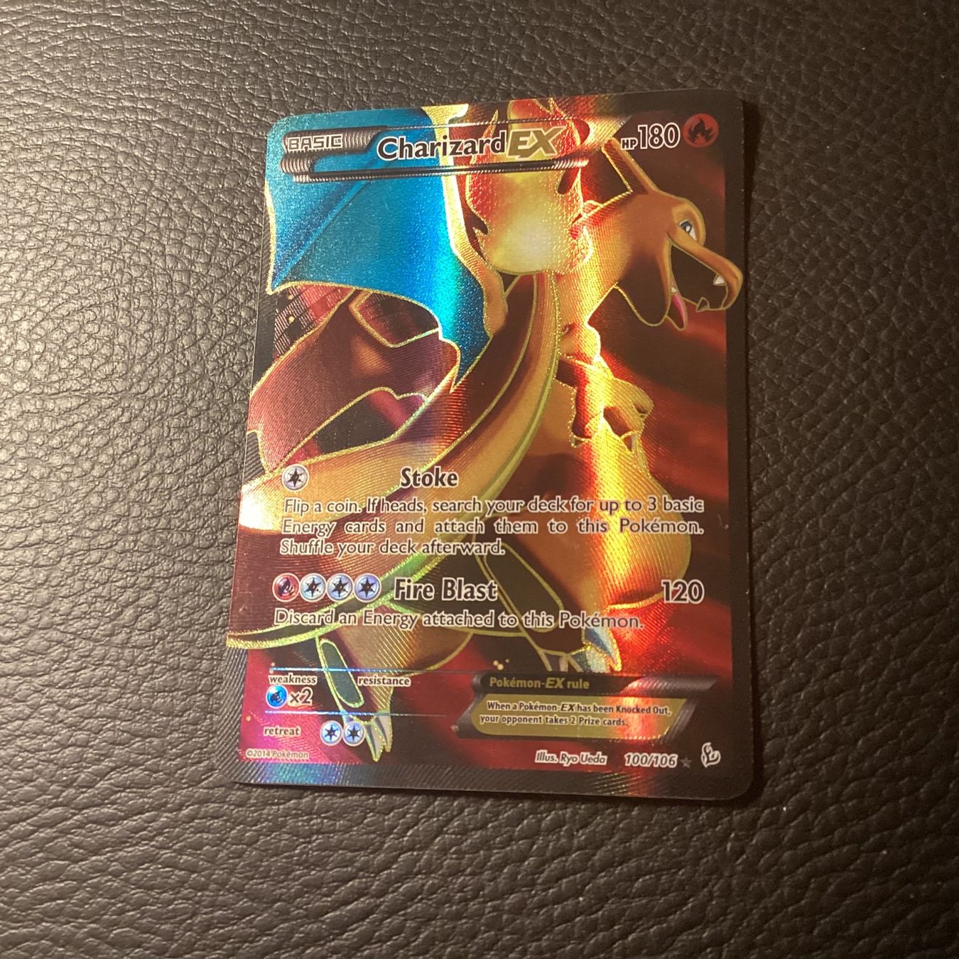 Pokémon Sammelbilder & Trading cards: XY Flash Fire 100/106 Charizard Ex Full Art Eng Excellent – Gebraucht aus Niederuzwil von  1