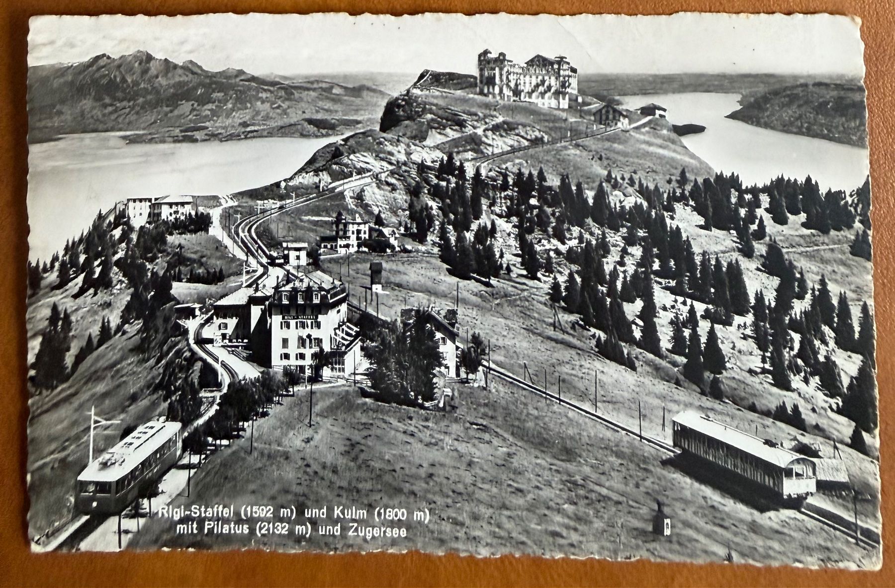 Cartoline postali: Rigi - Staffel - Bahn - 1945 – Usato da Lutry venduto da Ediego