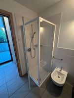 Duschkabine mit Duschwanne  80 x 80 cm  guter Zustand