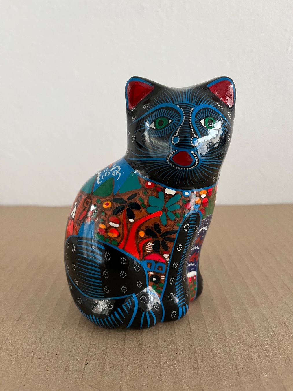 Statuette: Popart / Katze aus Ton – Usato da Wetzikon ZH venduto da seli03