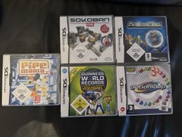 5 Nintendo DS Spiele