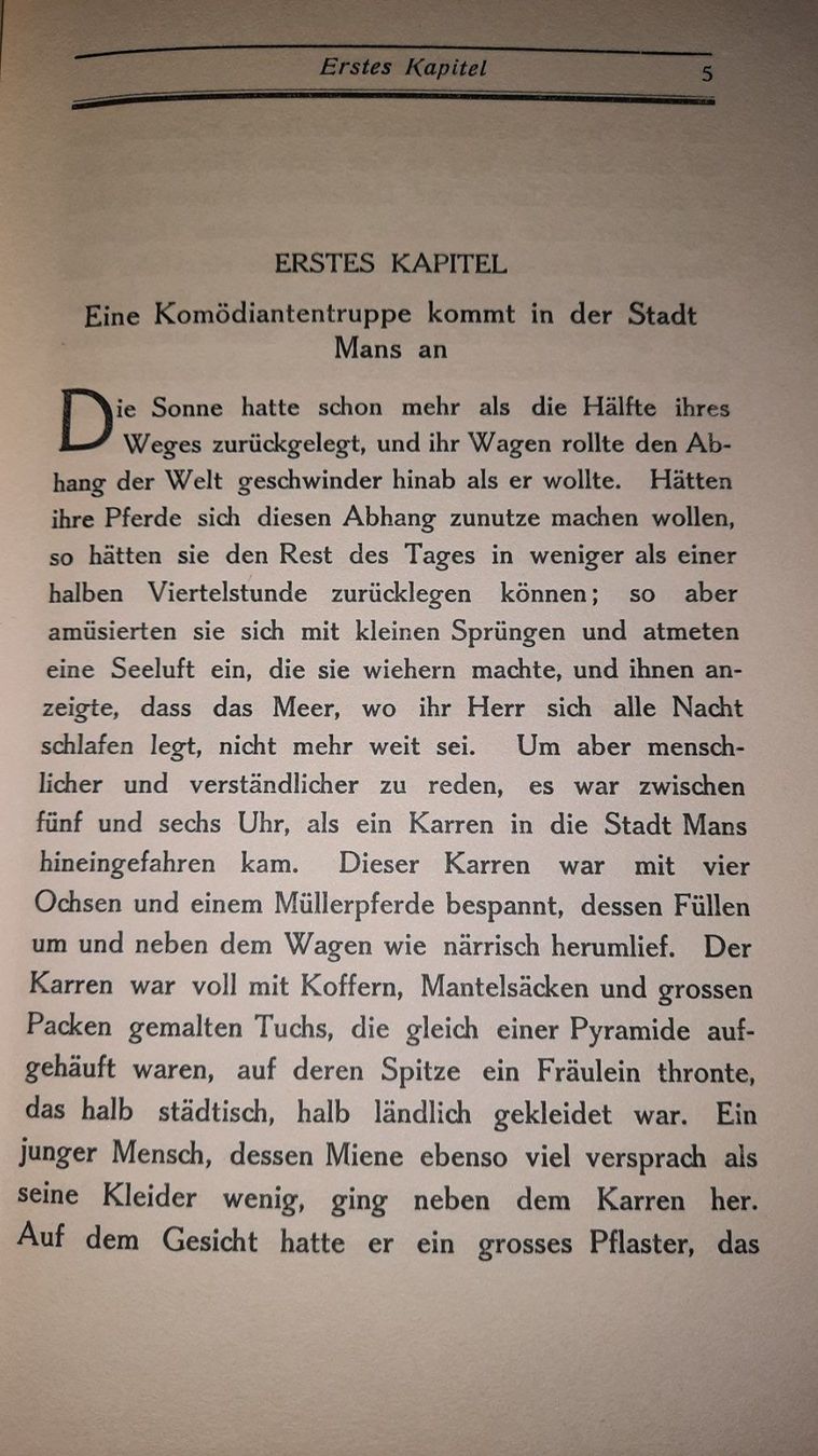 Libri: DER KOMÖDIANTEN-ROMAN – Usato da zürich venduto da gabab 5