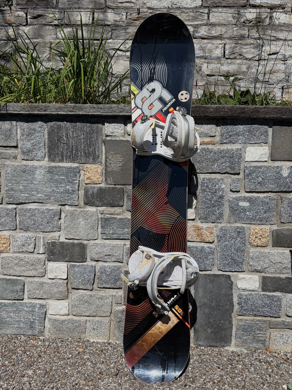 Boards: Salomon Burner Snowboard mit Burton Custom Bindungen – D'occasion à Thun par bab_n56d