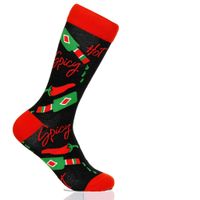 BUNTE DESIGN SOCKEN-Spicy Peppers (Big 41-46)