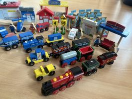 Grosse Holzeisenbahn Zubehör für Kinder/ Briobahn
