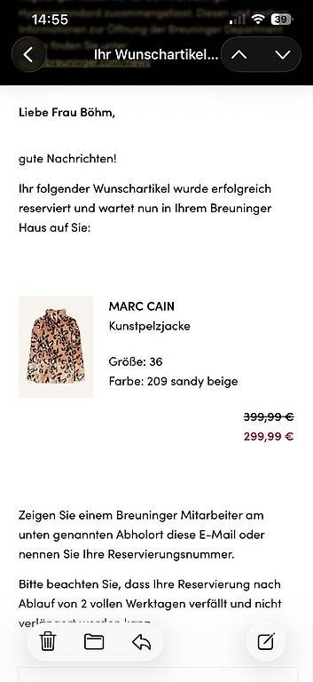 Giacche: Kunstpelzjacke von Marc Cain Gr. 36 – Usato da Zürich venduto da Imaime 4