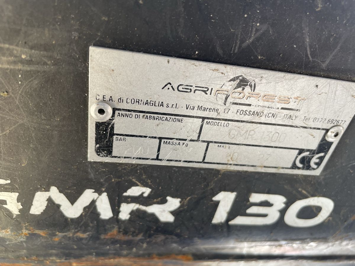 Pinze: Pinza forestale gmr 1300 – Usato da Miglieglia venduto da Agri88 3