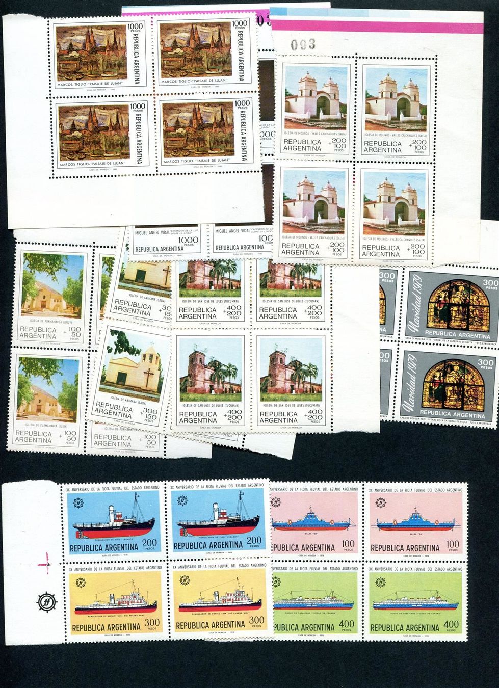 Tous les timbres: ARGENTINIEN einige Bogen- u. Teile  ** – D'occasion à Winterthur par Kyoung