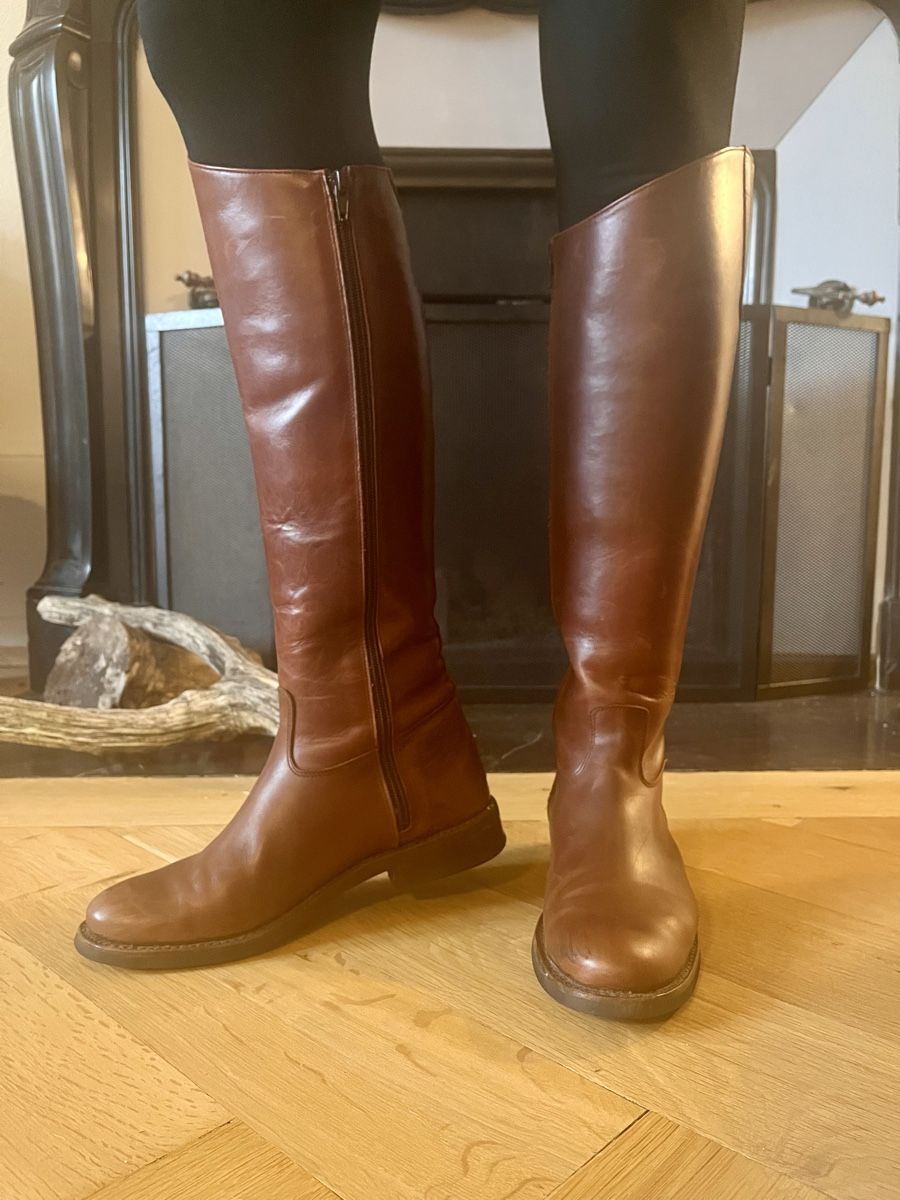 Scarpe da donna: 100% leather riding-style boots – Usato da Lausanne venduto da ali_z8hd 2