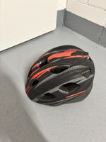 Kids Cycling Helmet, size 48-53, Black and Red design