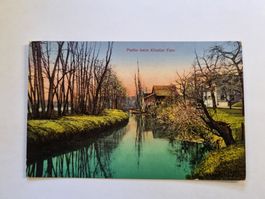 Alte Ansichtskarte: Partie beim Kloster Fahr, top!