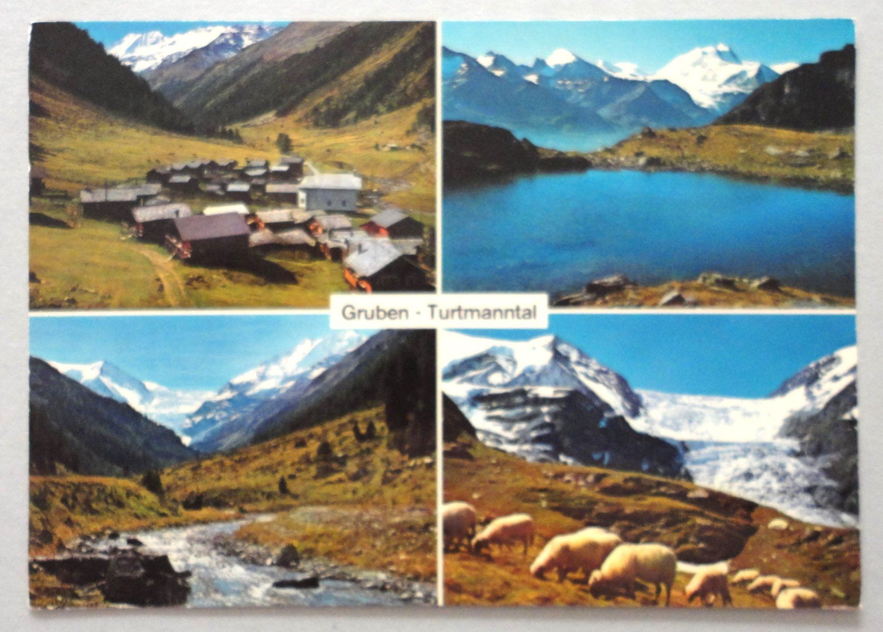 Cartoline postali: Gruben - Turtmanntal, Wallis – Usato da Fétigny venduto da Billy2miny