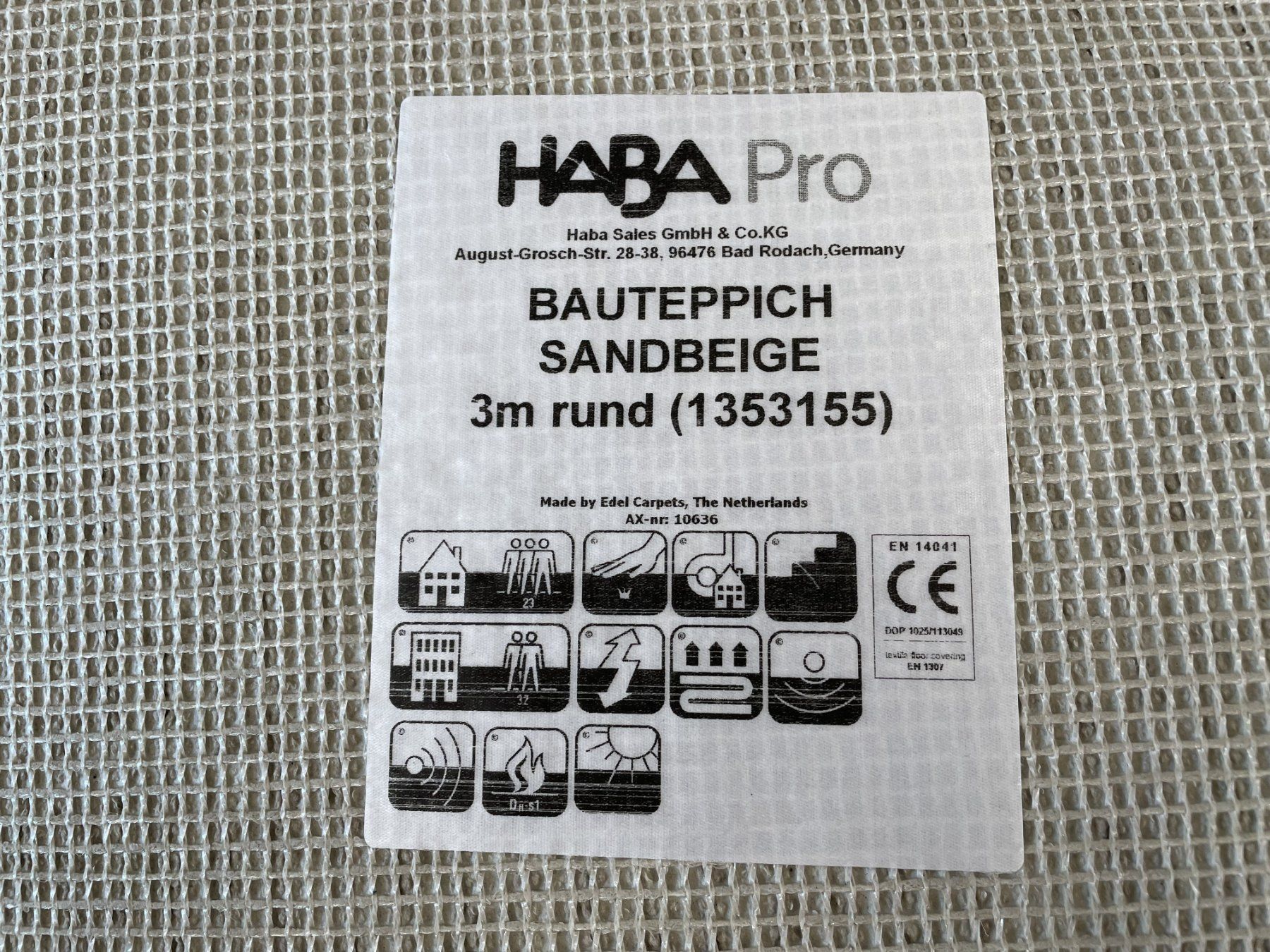 Tappeti: Teppich rund sandbeige 300 cm – Usato da St. Gallen venduto da Noelani01 1