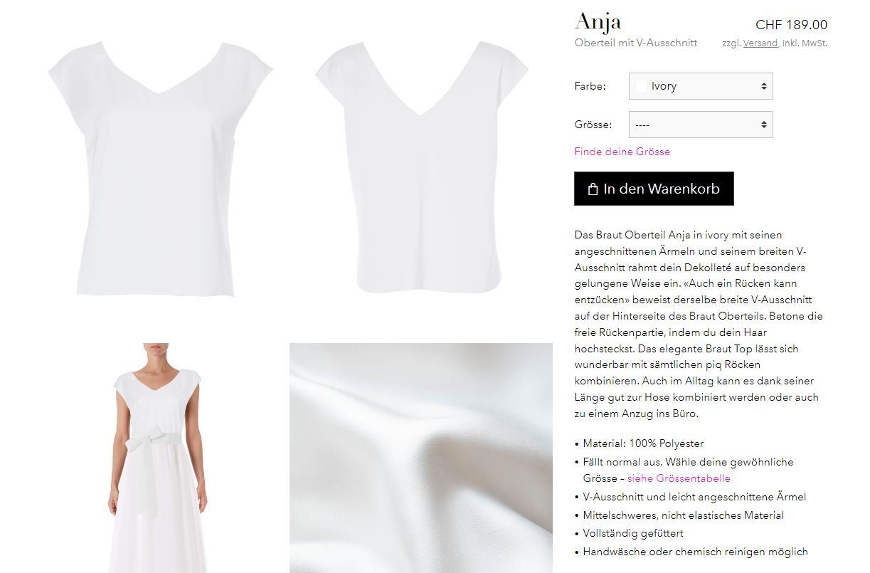 Vestiti: Brautkleid Ivory – Nuovo (secondo la descrizione) da Einsiedeln venduto da LulinaG 2