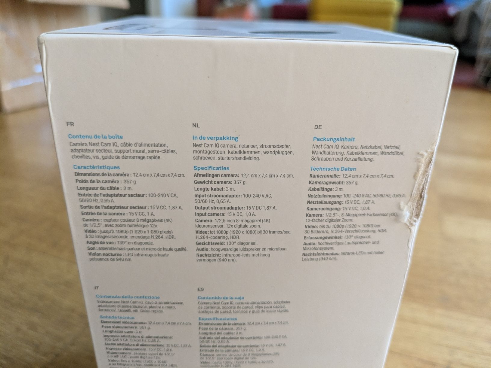 Google Alarmanlagen: Nest Cam IQ Indoor Security Camera White Used – Gebraucht aus Uitikon Waldegg von reb_b5wb 2