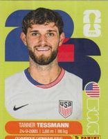FIFA WORLD CUP 2026 Panini Sticker USA 9 TANNER TESSMANN