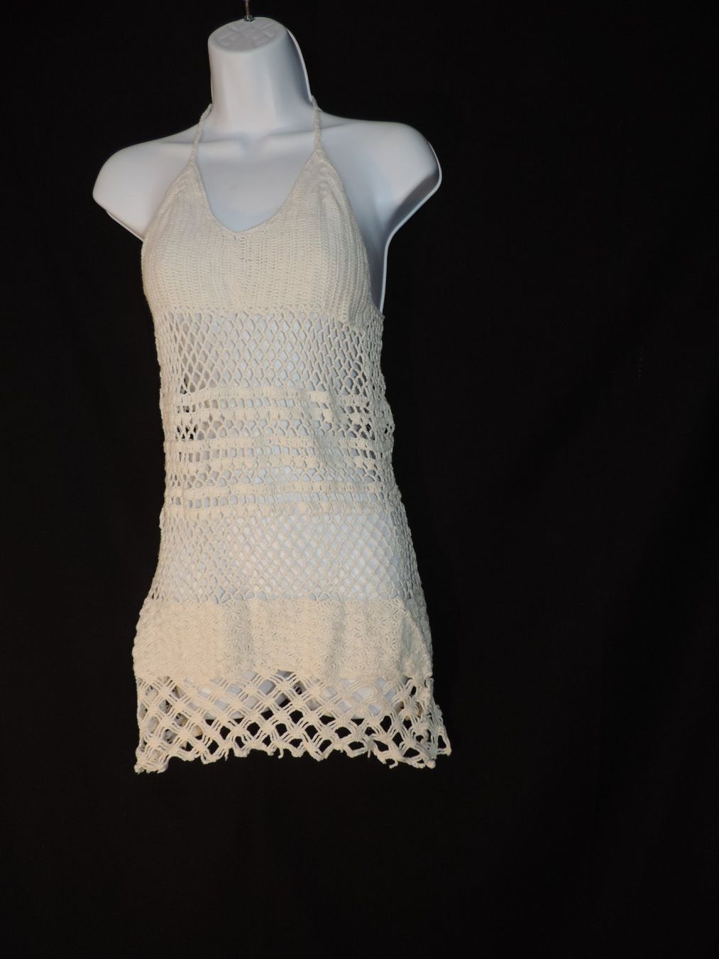 Robes: robe crochet blanc – D'occasion à Genève par Axelle333 6