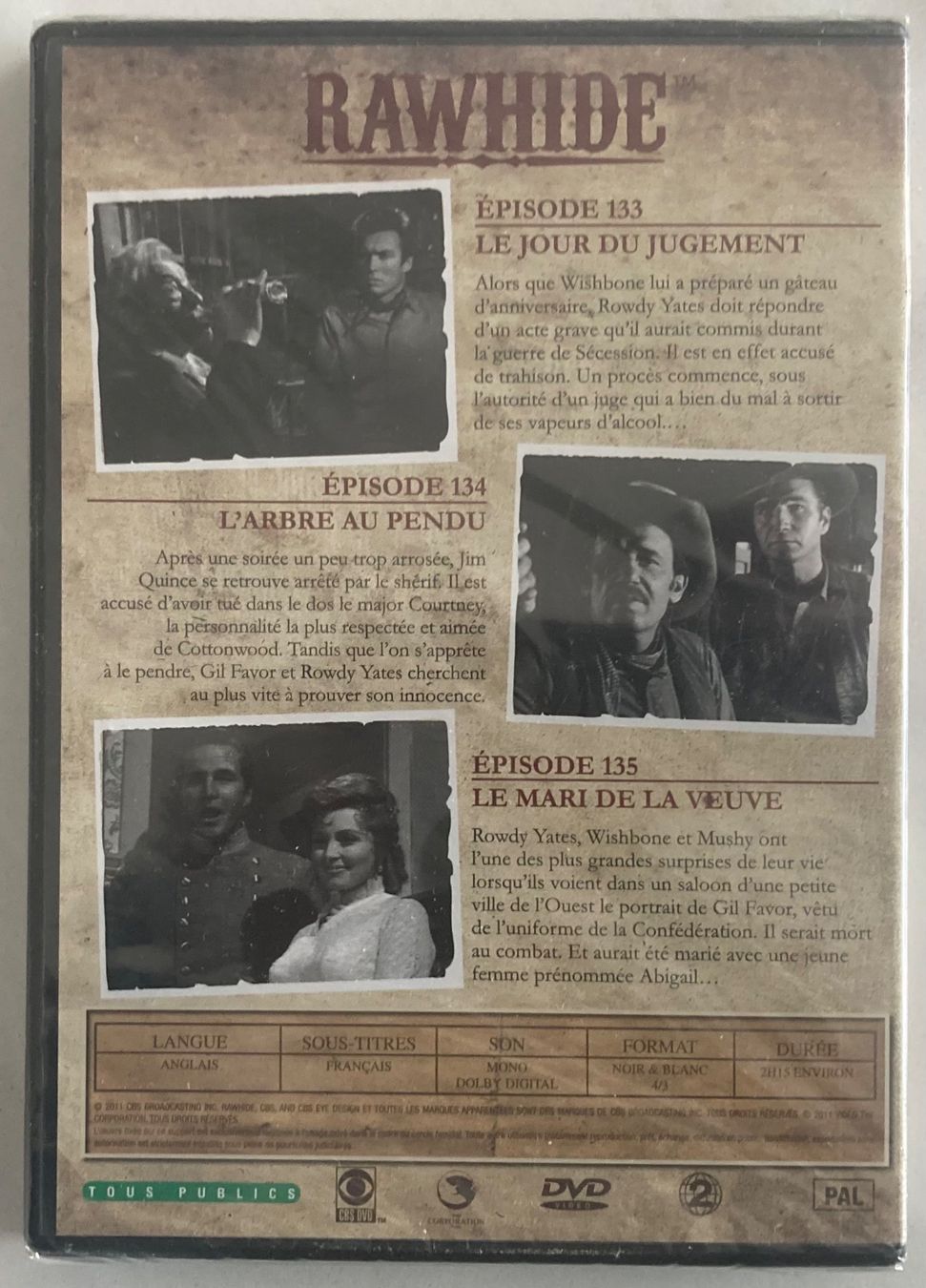 Alle DVDs: CLINT EASTWOOD - RAWHIDE N°45 – Gebraucht aus Poliez-Pittet von Newtown-Records 4