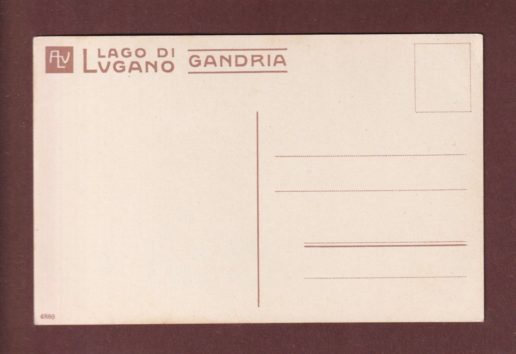 Ansichtskarten: GANDRIA - Motivo – Gebraucht aus Pully von nicecards-shop 1