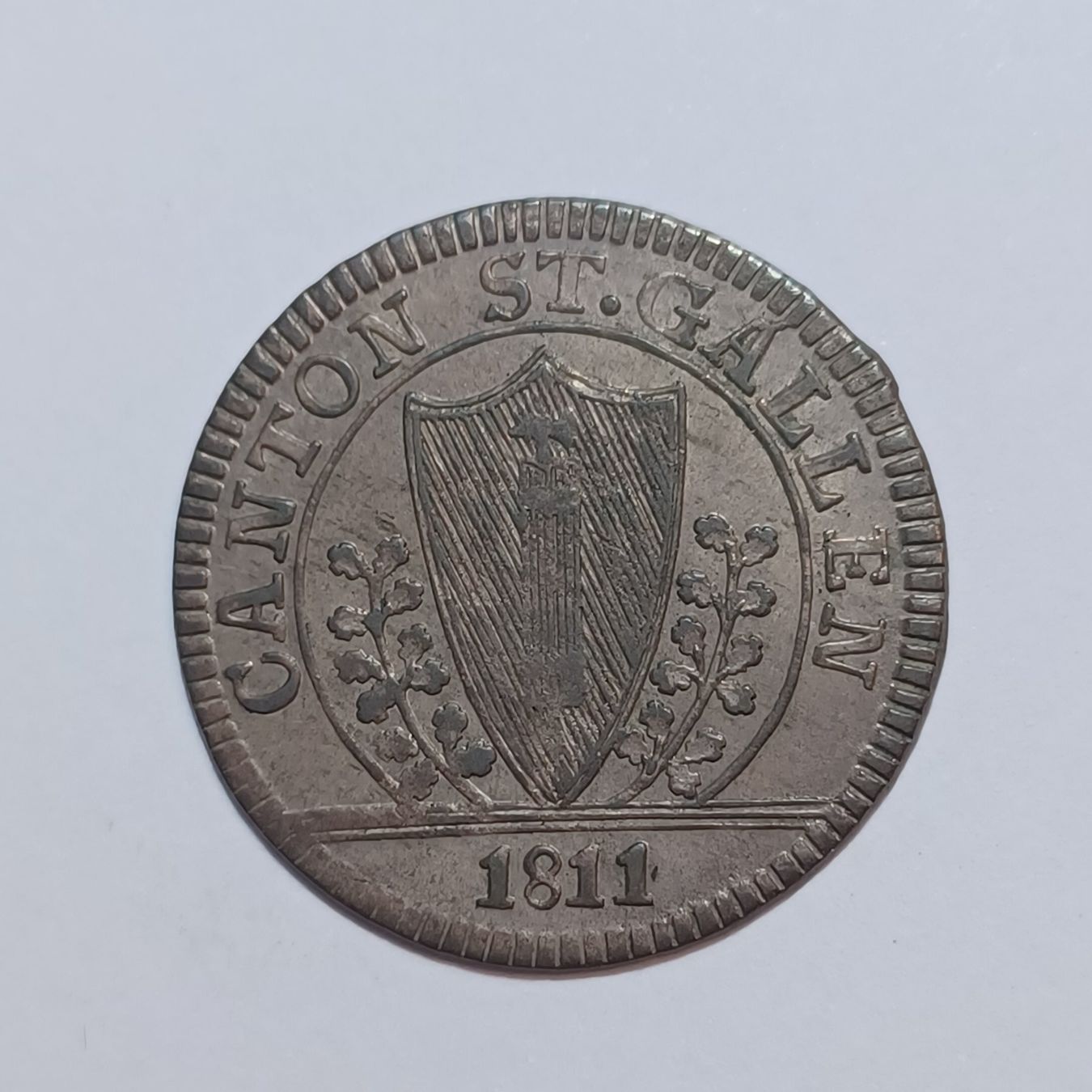 Tutti le monete: Batzen 1811 St. Gallen – Usato da Pfäffikon ZH venduto da Schweizer_Muenzen 1