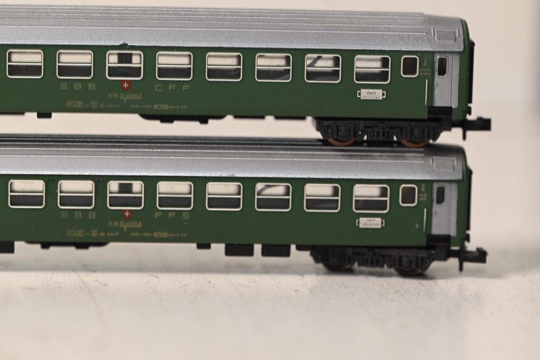 Trix Trains électriques: 2 SBB CFF Personenwagen Minitrix  Spur N – D'occasion à Laupen ZH par Zmoewe 2