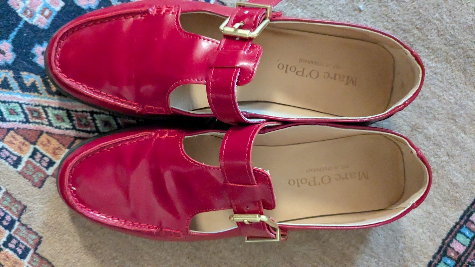 Marc O'Polo Scarpe da donna: Rote Loafer Marco Polo 38 – Usato da Heerbrugg venduto da Bkoeppel90 1