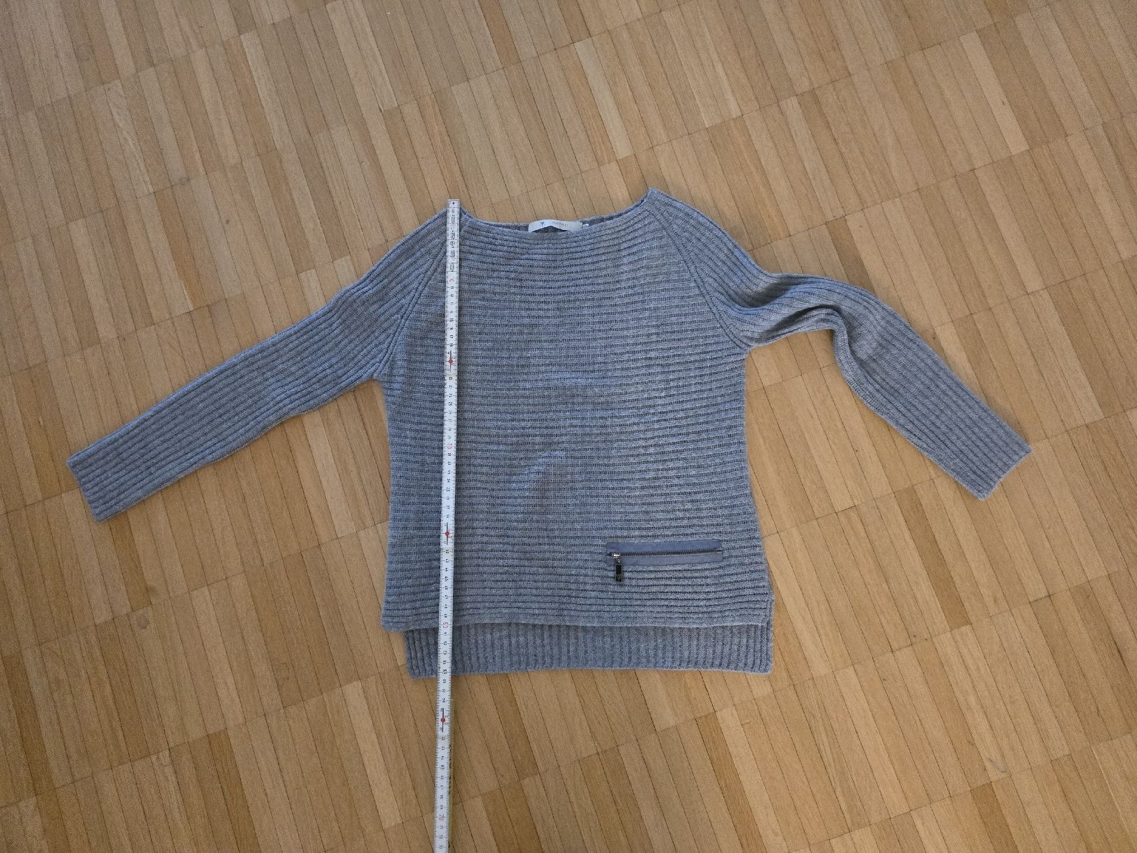 Monari Pullover & Sweatshirts: Grauer/Rosa Monari Strickpullover kuschelig warm – Gebraucht aus Laufenburg von may_r2st 3