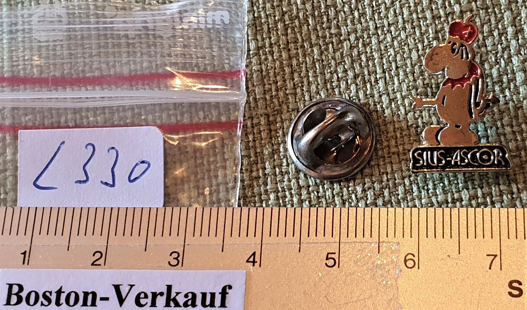Placchette & Badge: L330 - Pin Schützen SIUS - ASCOR - silberig – Usato da Reinach BL venduto da Boston-Verkauf 1