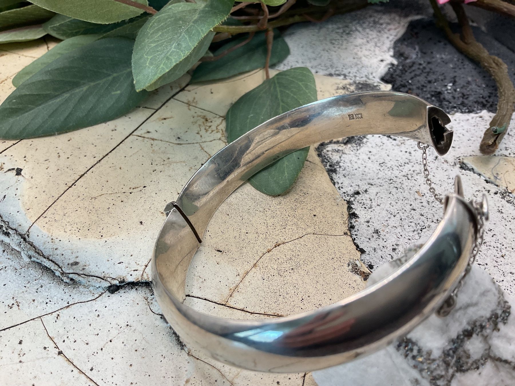 Bracciali & Braccialetti: Vintage Armreif ziseliert – Usato da Luzern venduto da S.Kern01 5