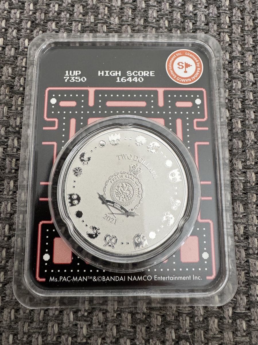 Alle Münzen: Silberunze 40. Jahrestag - Ms. Pac-Man – Neu und originalverpackt aus Alchenflüh von Dino_Z 1