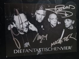 Die Fantastischen Vier - handsignierte Autogrammkarte