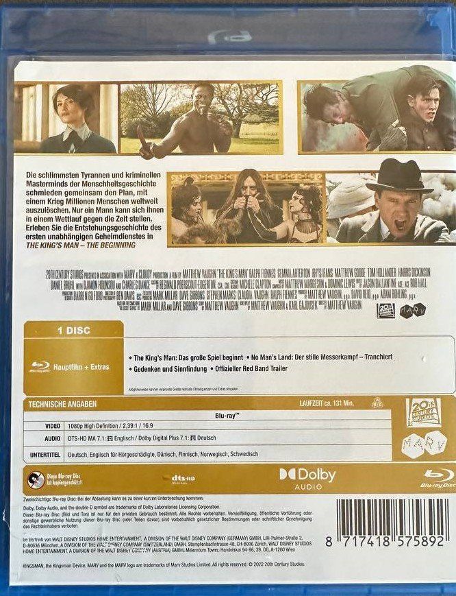 Tutti i DVDs: Kingsman Trilogy Blu-ray – Usato da Beringen venduto da Mantafisch1 2