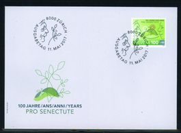 2017, FDC, 100 Jahre Pro Senectute (Nr. W111)