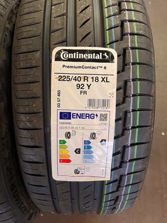Sommerreifen 225/40R18 92Y Continental (Neu und originalverpackt) in ...