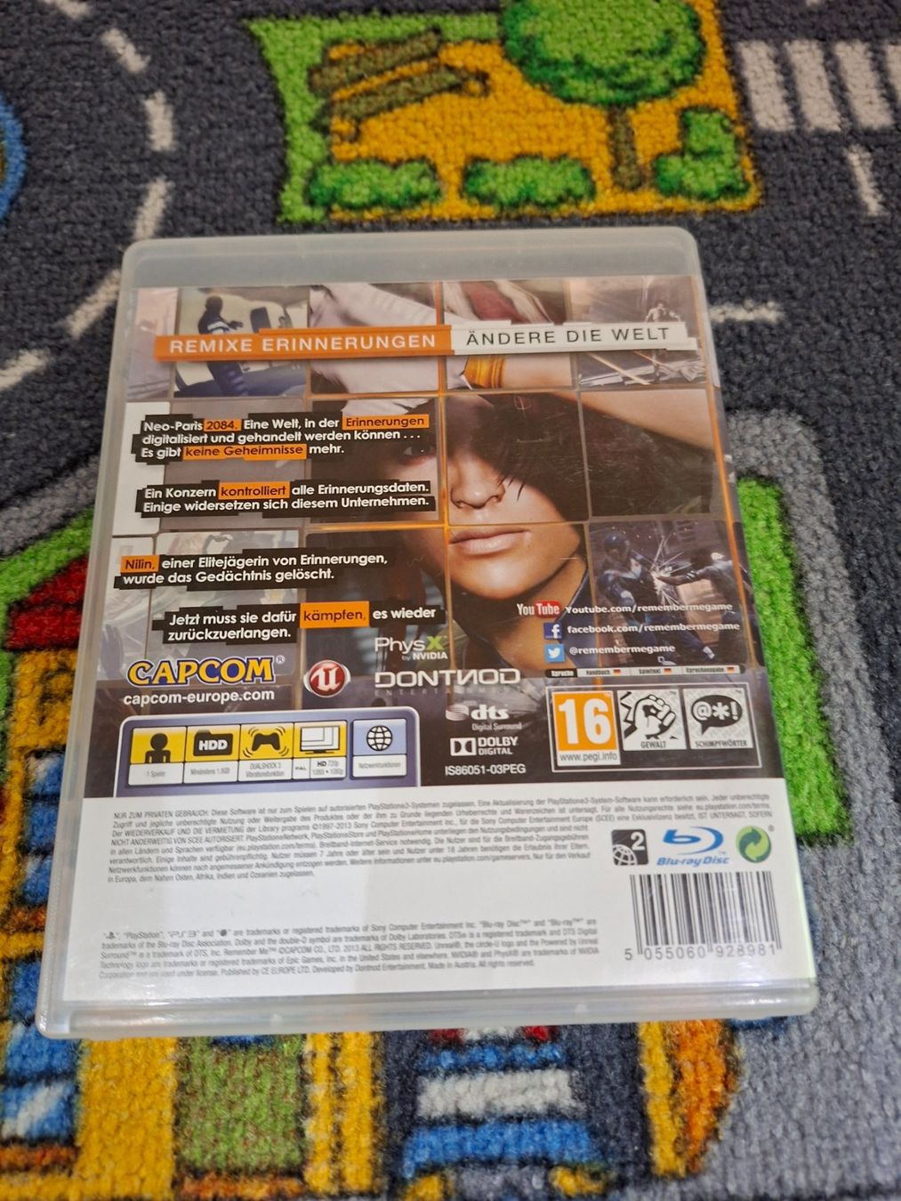 Jeux: Remember me PS3 – D'occasion à St. Gallen par brat01 2