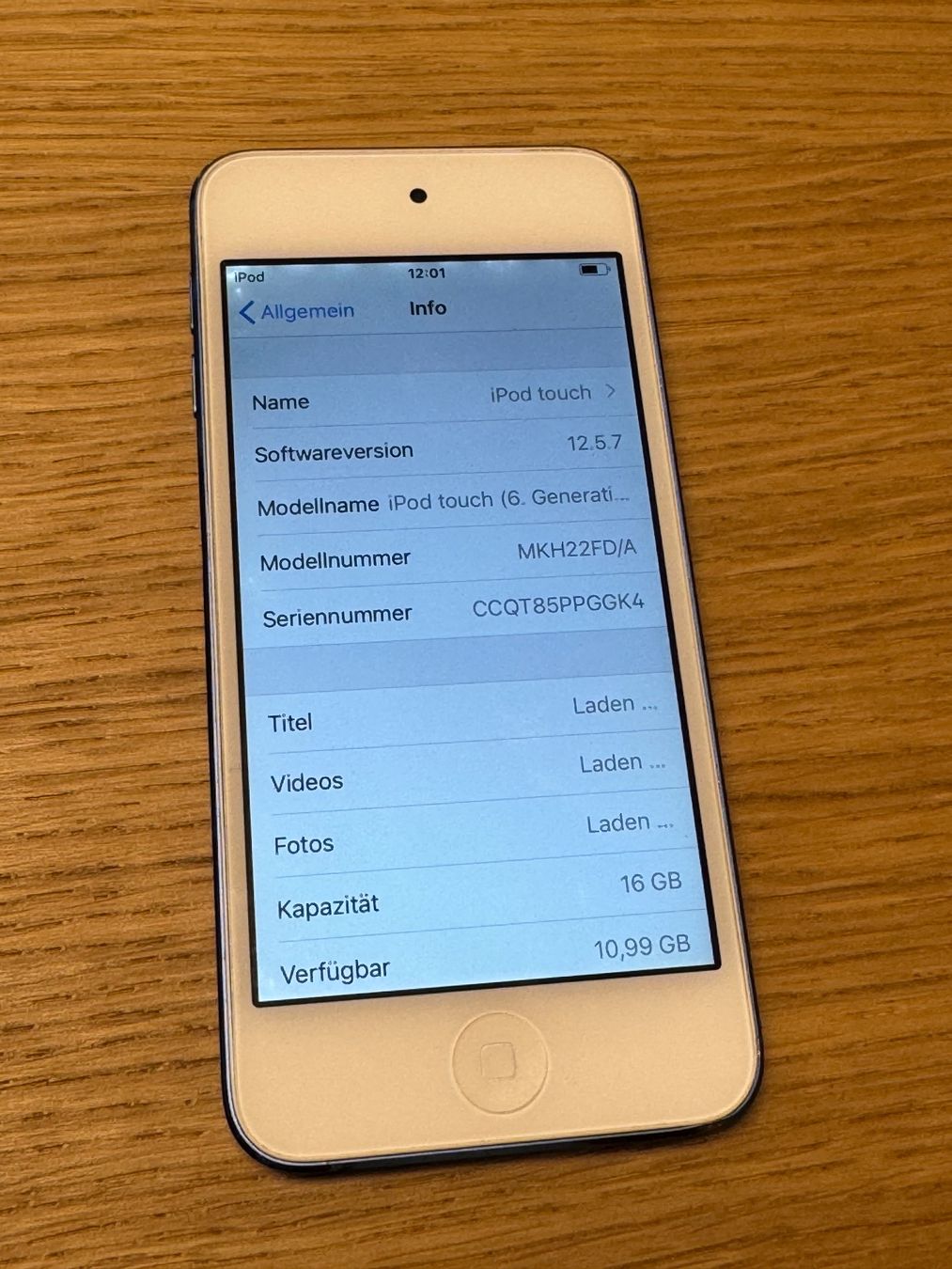 Apple Tragbarer Mediaplayer: iPod Touch 6th gen – Gebraucht aus Zollikofen von lagavulin03 2