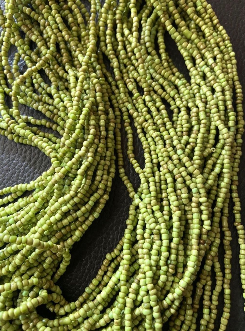Catenine: Collier multi, rang, mini-perles, pistache – Nuovo (secondo la descrizione) da Genève venduto da Libellule477 2