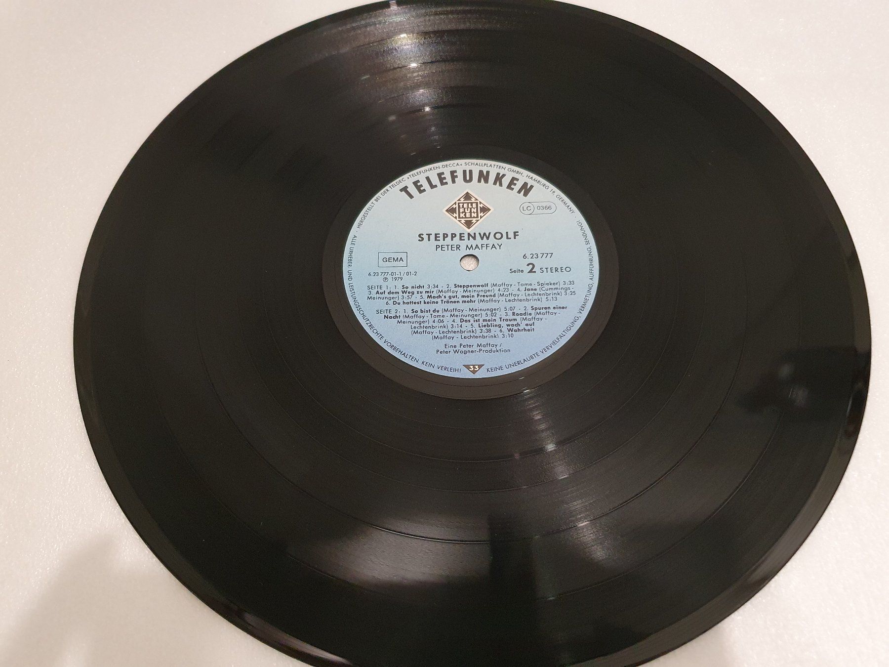 Schallplatten: Peter Maffay – Steppenwolf – Gebraucht aus Uster von Vinyl-Leidenschaft 4