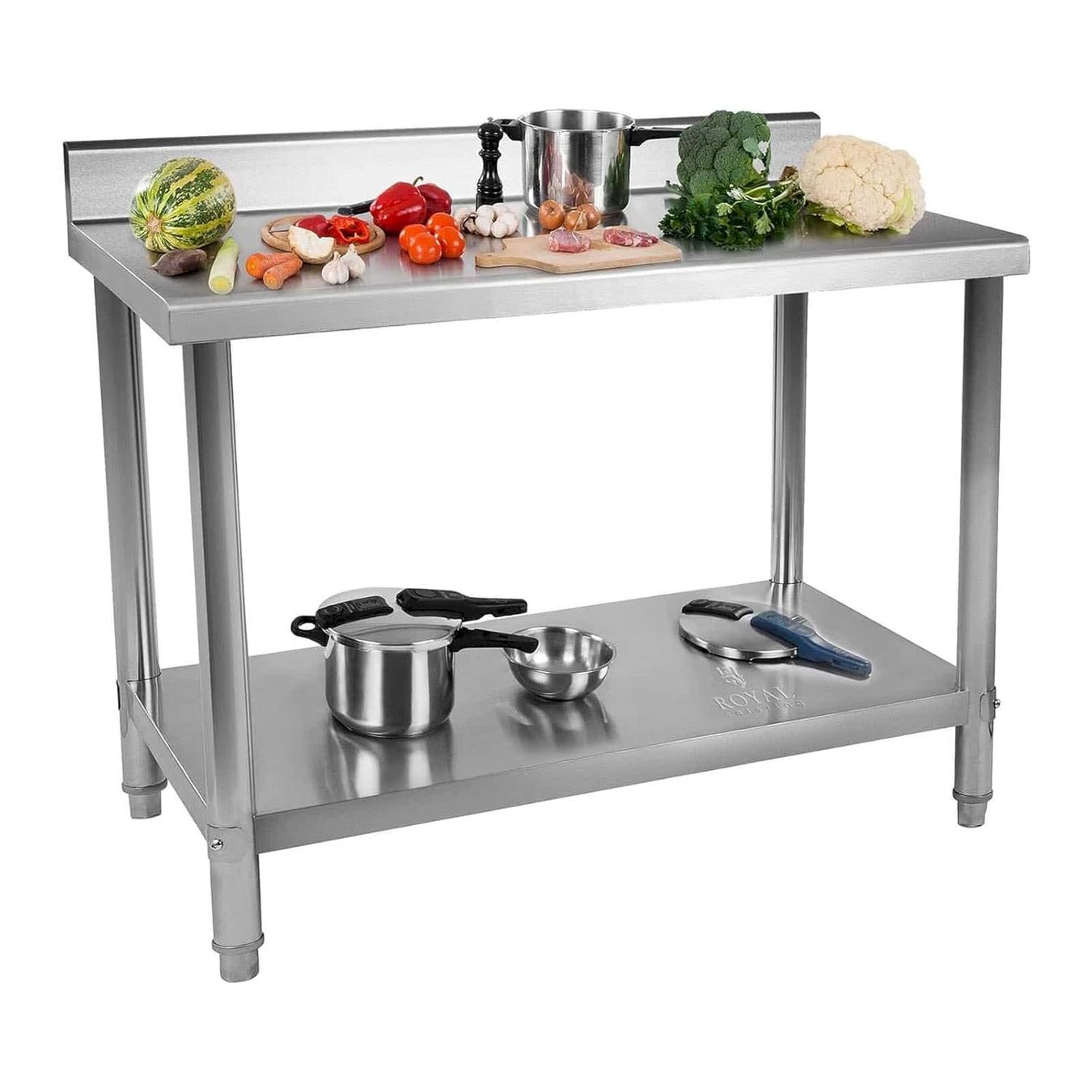 Sonstiges für die Gastronomie & Hotel: Edelstahl Arbeitstisch 120x60cm – Neu und originalverpackt aus Bottighofen von zaap