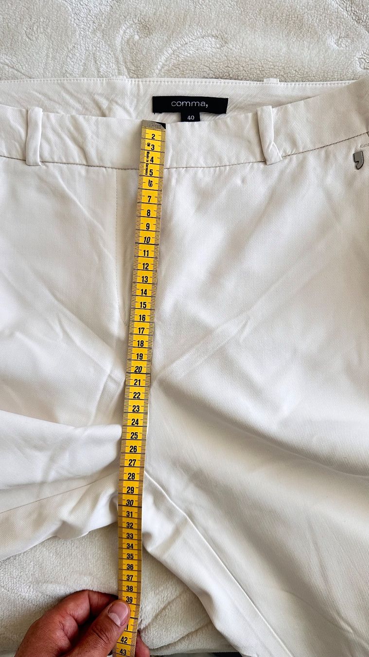 Comma Pantaloni: Comma Sommerhose, Gr. 40, hellbeige, Top Zustand! – Usato da Allenwinden venduto da Tba_20 6