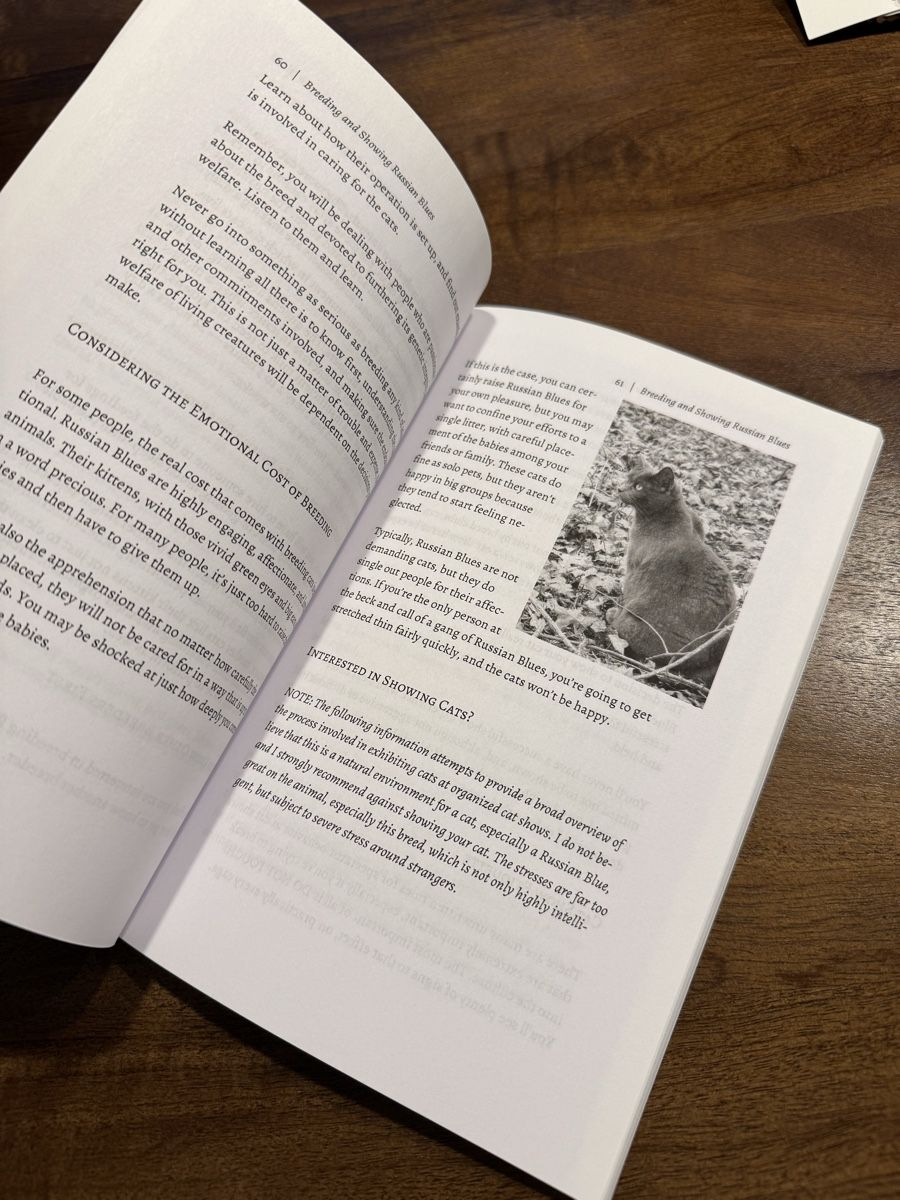 Bücher: Russian Blue Cat Book - NEU – Neu und originalverpackt aus Dietikon von Angelina.amore 2