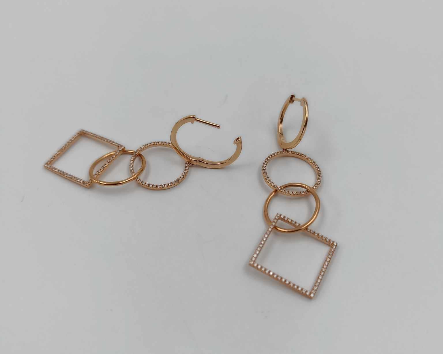Orecchini pendenti & Orecchini a lobo: DIAMANTOHRSCHMUCK IN 750 ROTGOLD – Usato da Luzern venduto da EdiGem 7