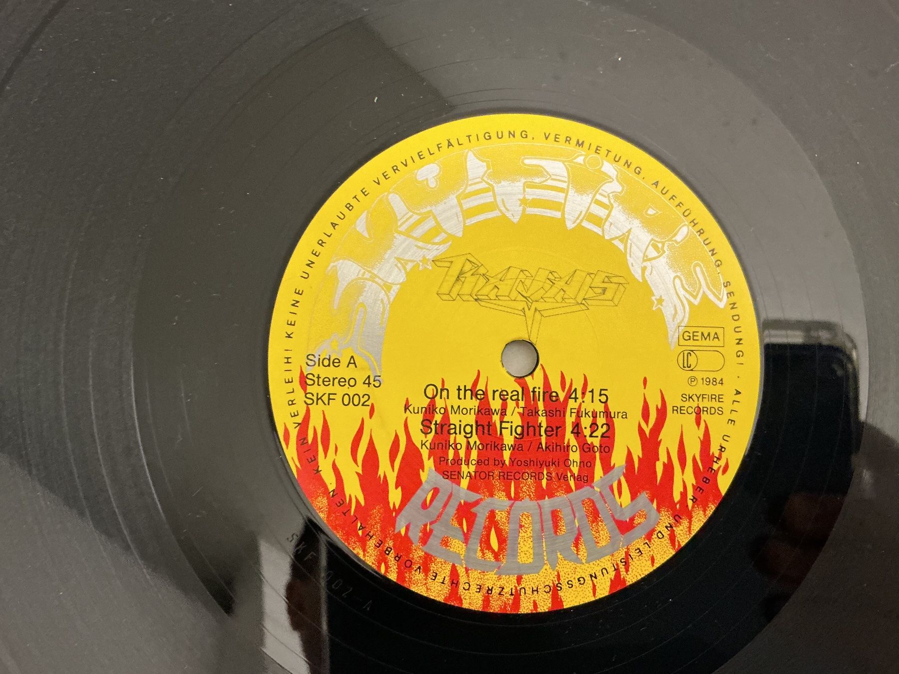 Dischi in vinile: Rajas Maxi-Single - On The real Fire – Usato da Winterthur venduto da Tumko_7_Vinyl 1