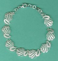 Silber 925 Filigran Armkette