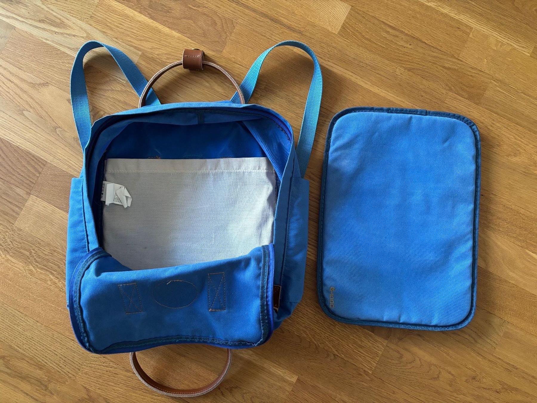 Fjällräven Sacs à dos: Fjällräven Kanken Rucksack blau - Ledergriffe – D'occasion à Bern par kla_5x6s 4