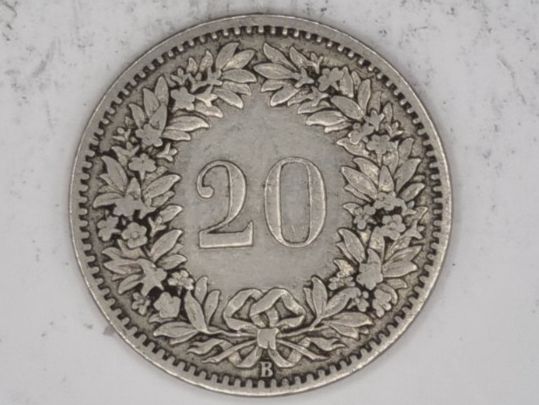 Tutti le monete: 20 rappen 1896 – Usato da Bure venduto da chap981 1